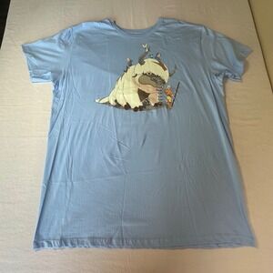 Avatar The Last Airbender Men's T-Shirt - Aang &‎ the Gandg Sitting On Appa XXL